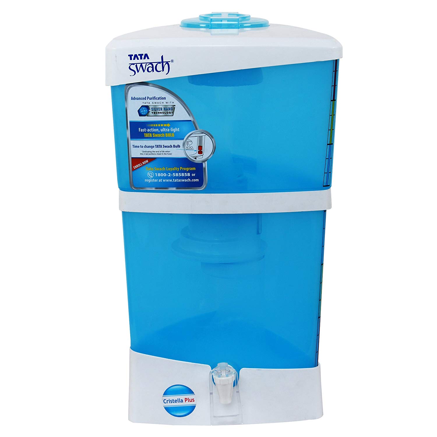Tata Swach Cristella Plus 18 Litre Gravity Based Water Purifier